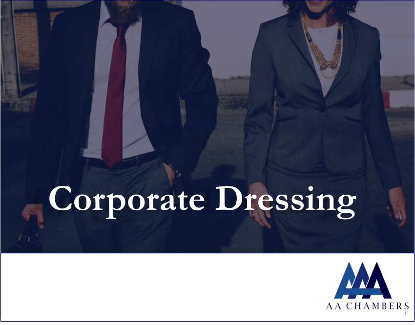 CORPORATE DRESSING AND PERSONAL GROOMING